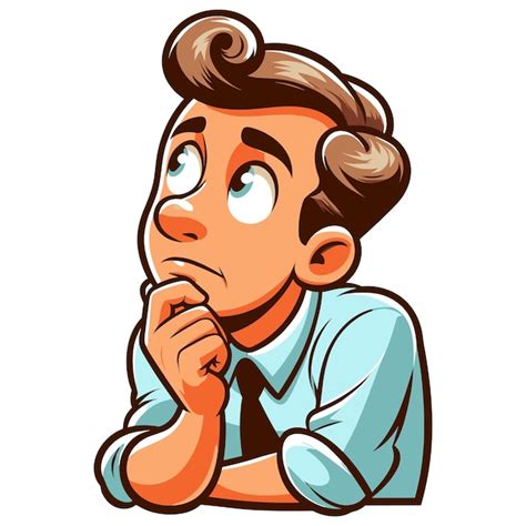 man cartoon images|cartoon picture of man thinking.